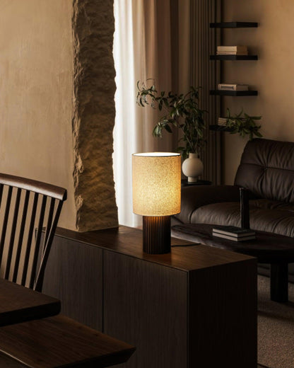 Rustic Wooden Floor Lamp