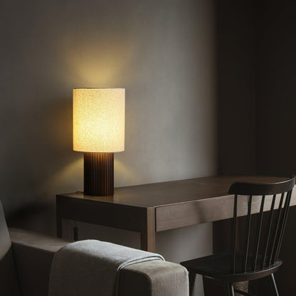 Rustic Wooden Floor Lamp