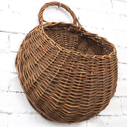 Natural Fiber Hanging Basket Planter