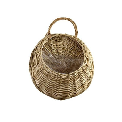 Natural Fiber Hanging Basket Planter