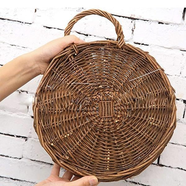 Natural Fiber Hanging Basket Planter