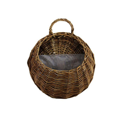 Natural Fiber Hanging Basket Planter