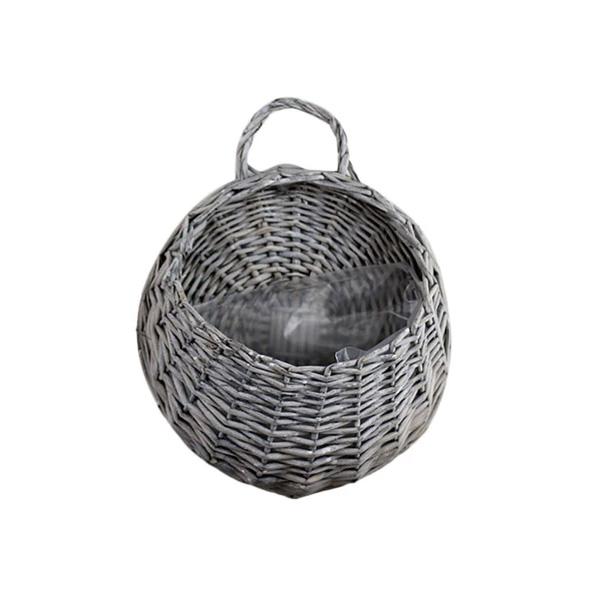 Natural Fiber Hanging Basket Planter