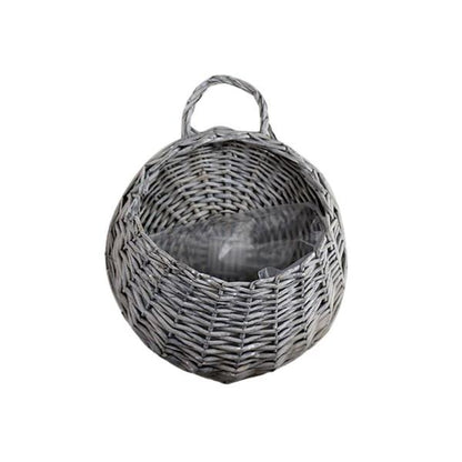 Natural Fiber Hanging Basket Planter