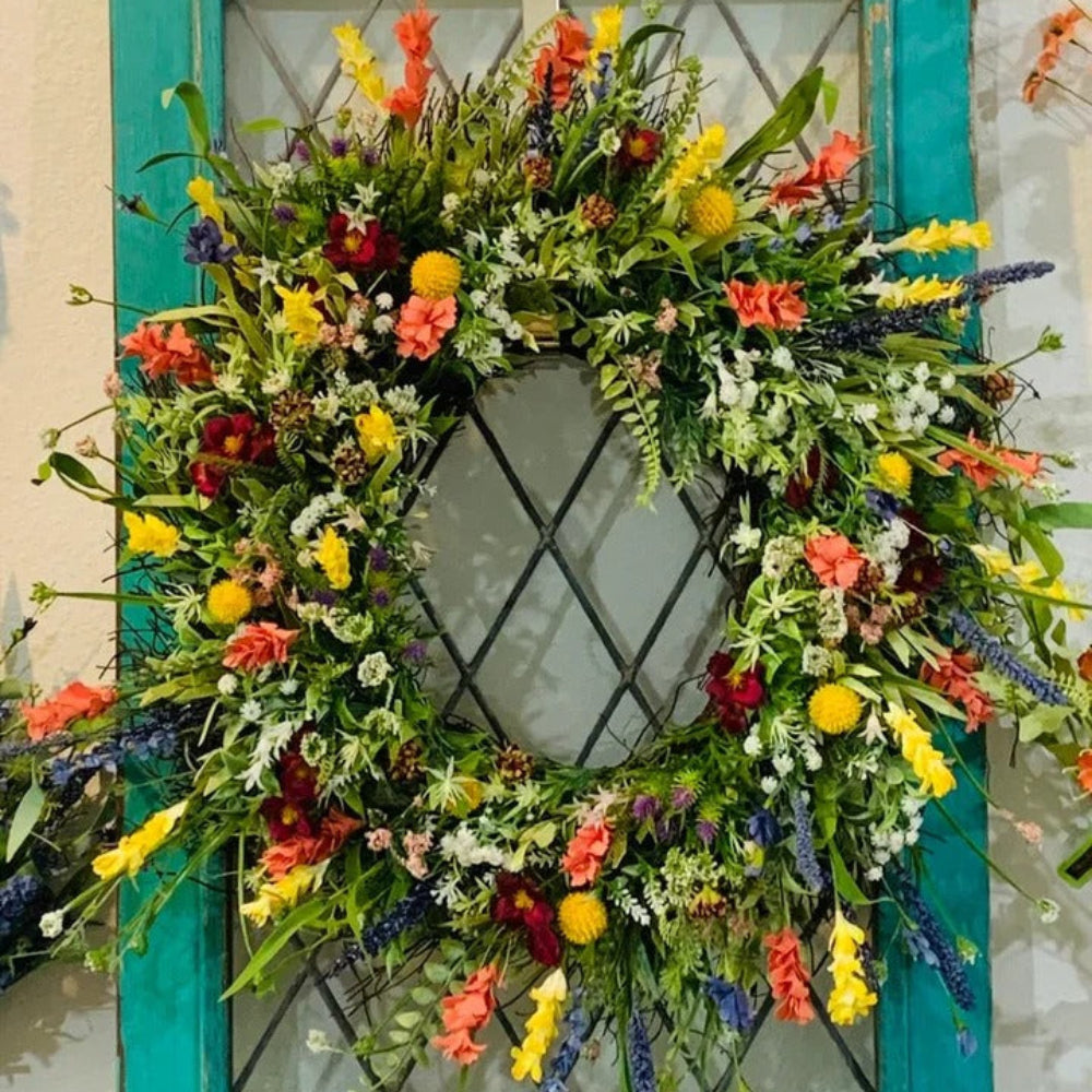 Autumn Floral Wreath for Front Door Home Decoration