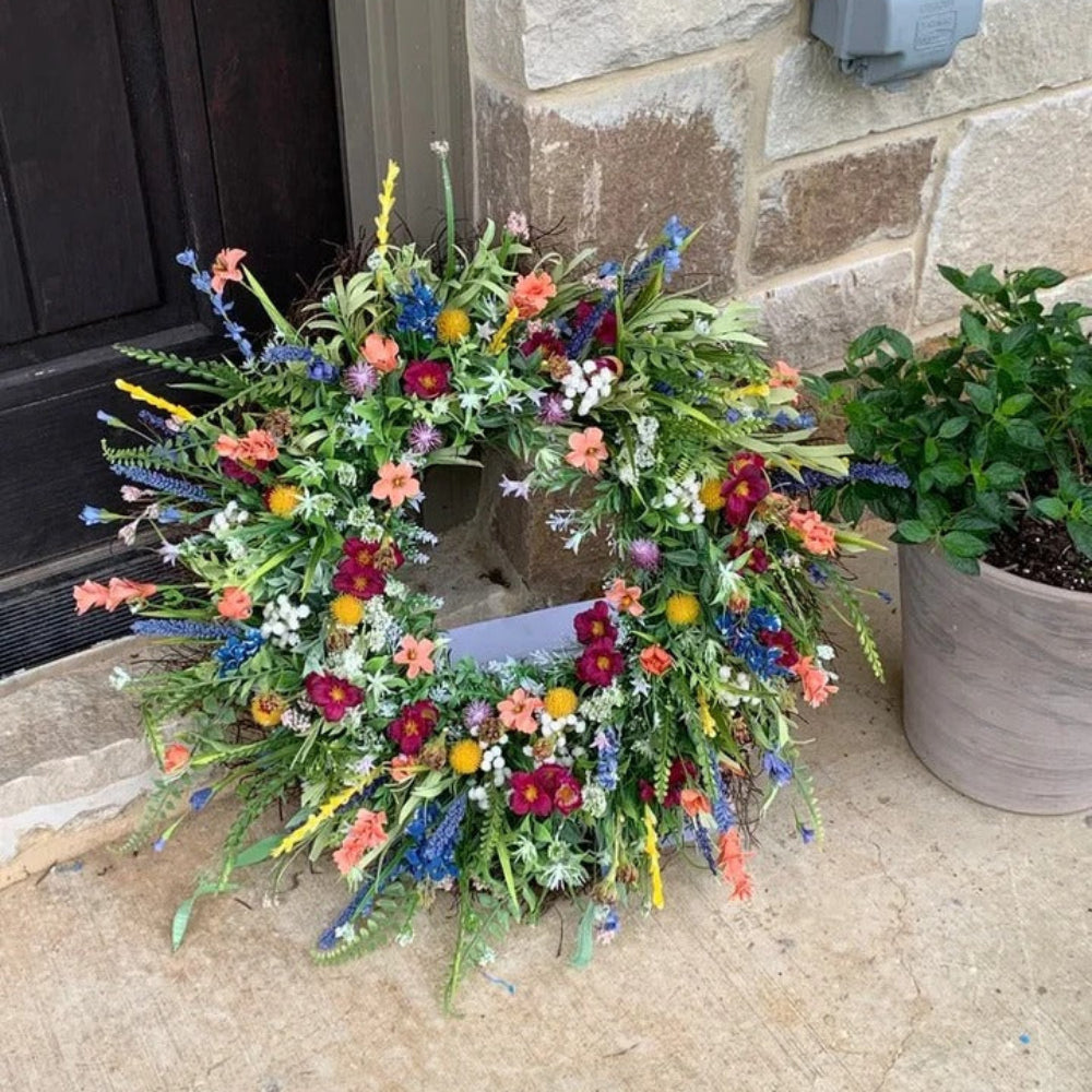 Autumn Floral Wreath for Front Door Home Decoration