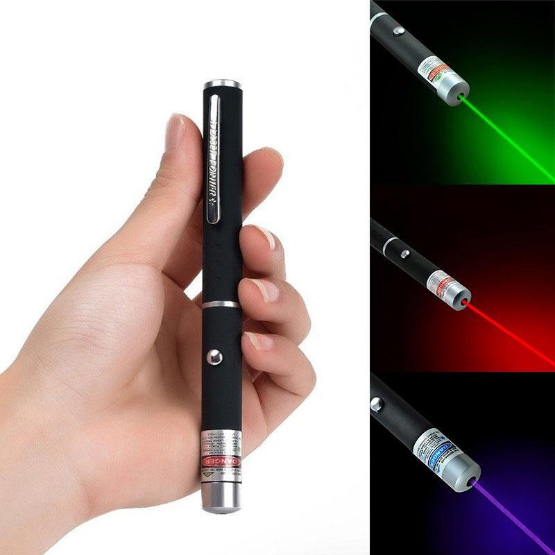 Powerful Multi Color Laser Pointer Red Green Blue