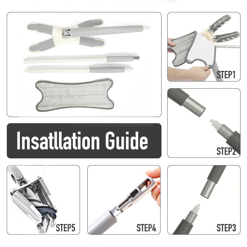 Microfiber Flat Floor Cleaning Mop