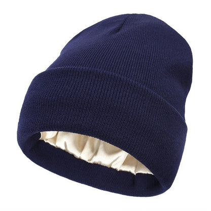 Warm Silk Blend Winter Beanie Hat