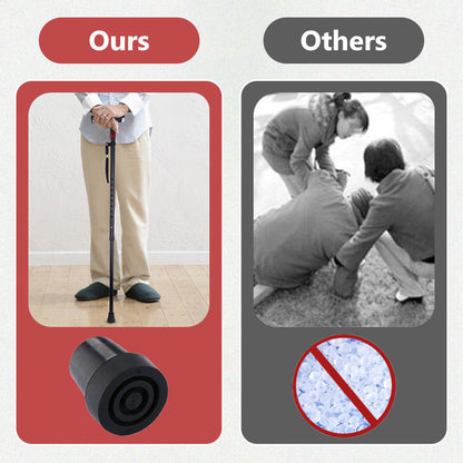 Safety Walking Stick with LED Light and Alarm