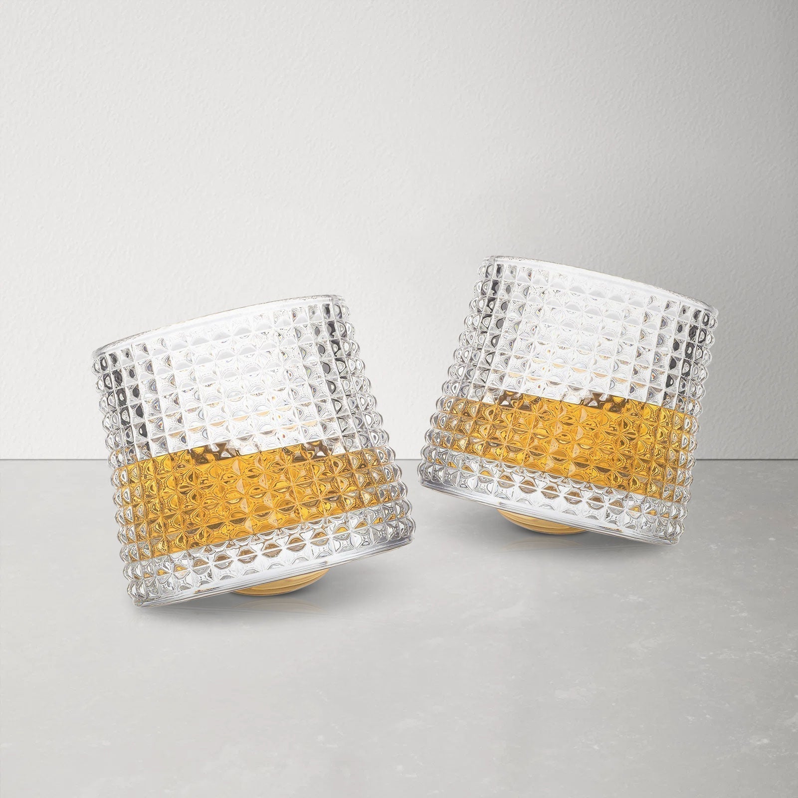 Premium Rotating Whiskey Glass Set - Cofik
