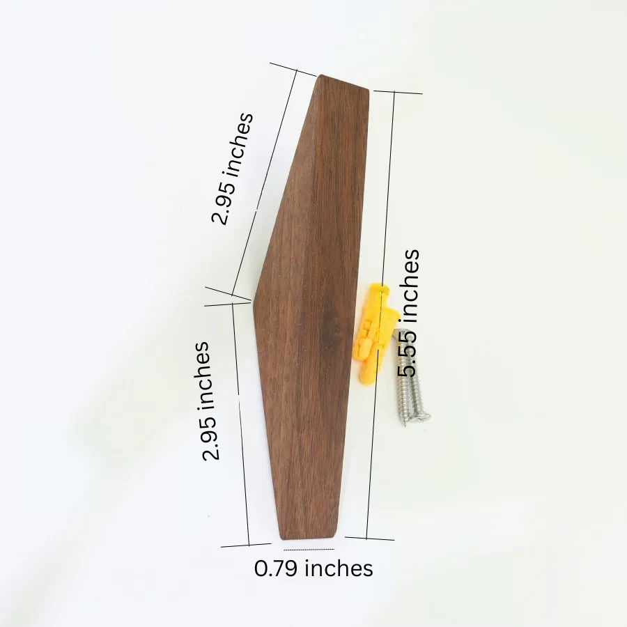 Rustic Wood Wall Coat Rack and Hanger