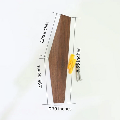 Rustic Wood Wall Coat Rack and Hanger