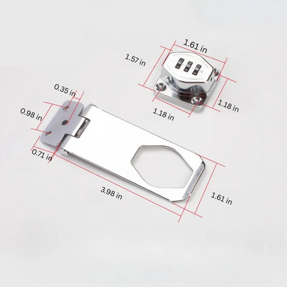 Safe Storage Lock with 3 Digit Combo Lock