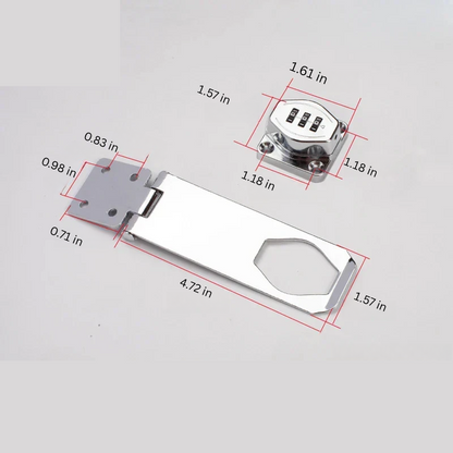 Safe Storage Lock with 3 Digit Combo Lock