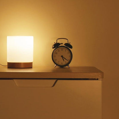 Elegant Glass Touch Table Lamp with LED Light