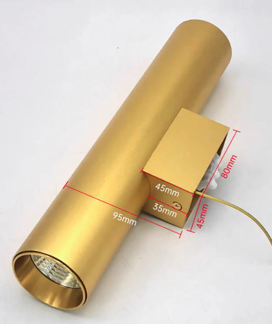 Silver Double Tube Wall Light