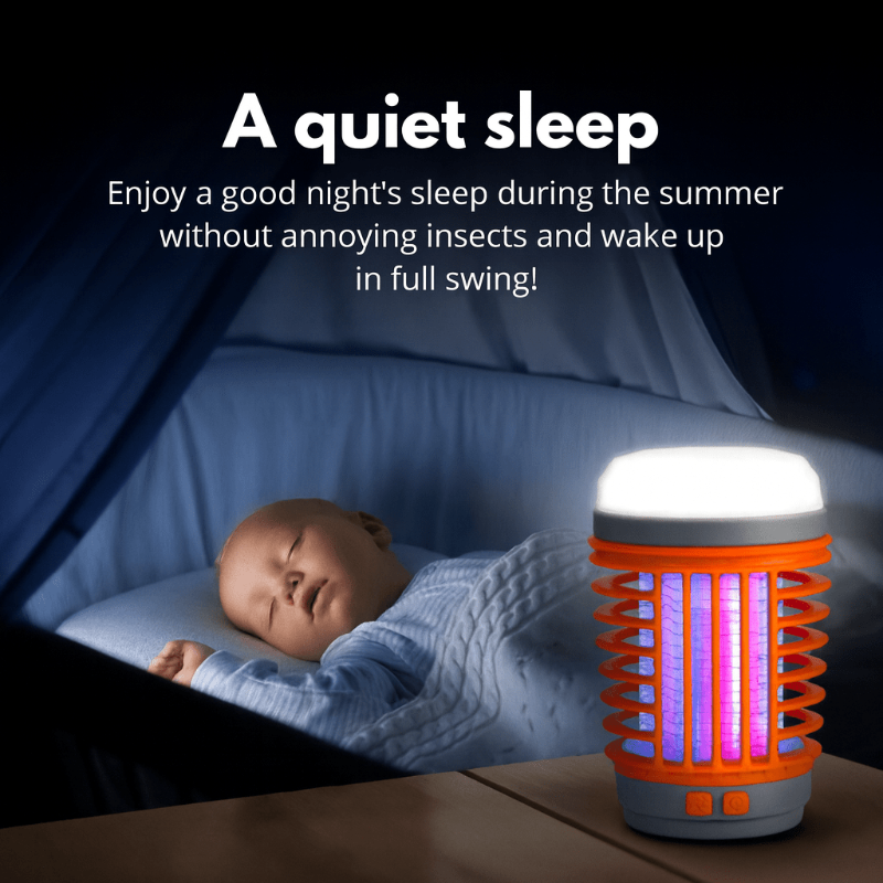 Portable Solar Powered Mosquito Killer Lantern Lamp