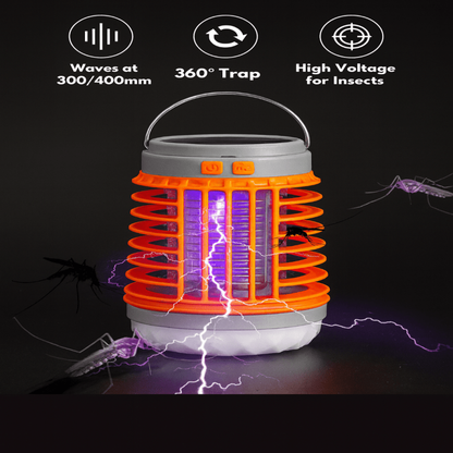 Portable Solar Powered Mosquito Killer Lantern Lamp