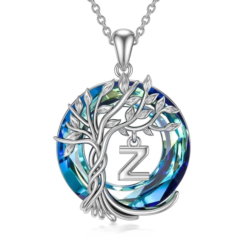 Nature Inspired Crystal Tree Necklace