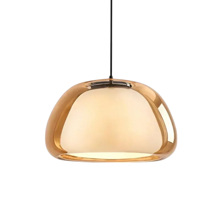 Sleek Glass Pendant Light for Kitchen Island