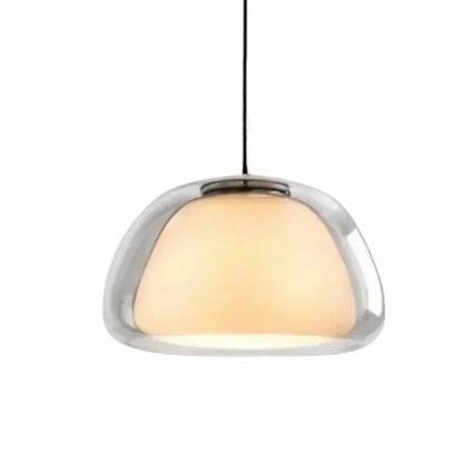 Sleek Glass Pendant Light for Kitchen Island