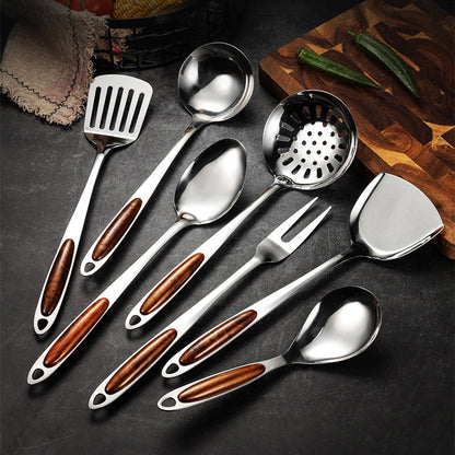 Premium Kitchen Tool Set with Wooden Grip Handles - Cofik
