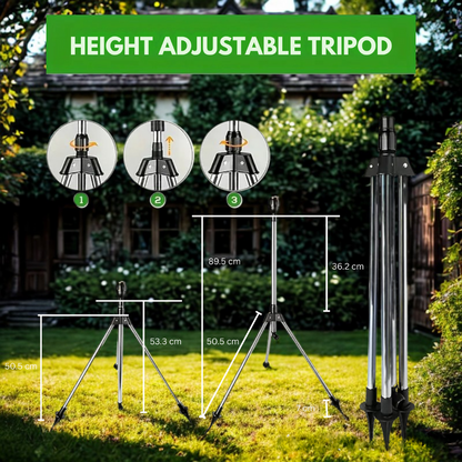 Easy Rotate 360° Metal Lawn Sprinkler System