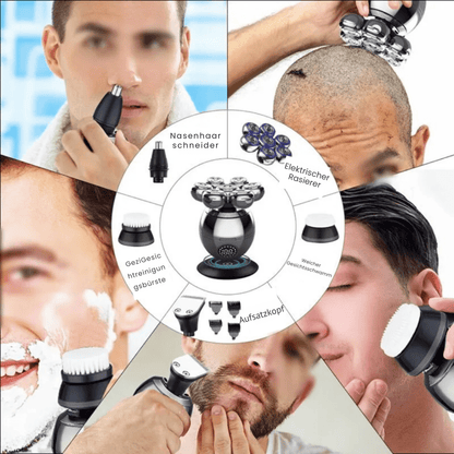 Waterproof Rechargeable Electric Shaver for Men
