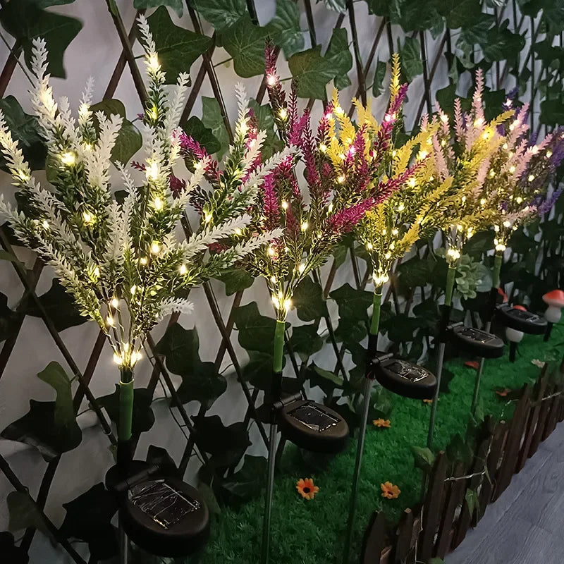 Colorful Outdoor Solar Powered Garden Lights