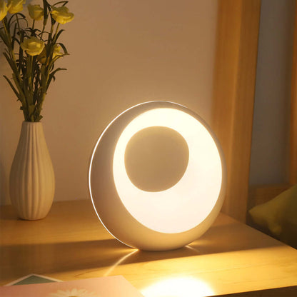 Colorful Compact LED Nightstand Lamp with Remote