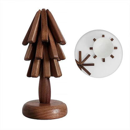 Natural Wood Coasters Set