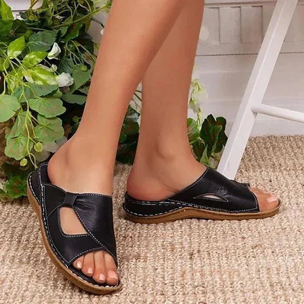 Comfortable Leather Sandals for Arch Support