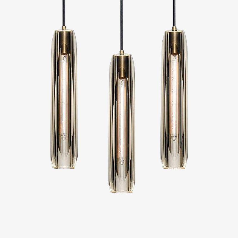 Sleek Glass Pendant Ceiling Light Fixture