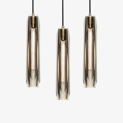 Sleek Glass Pendant Ceiling Light Fixture