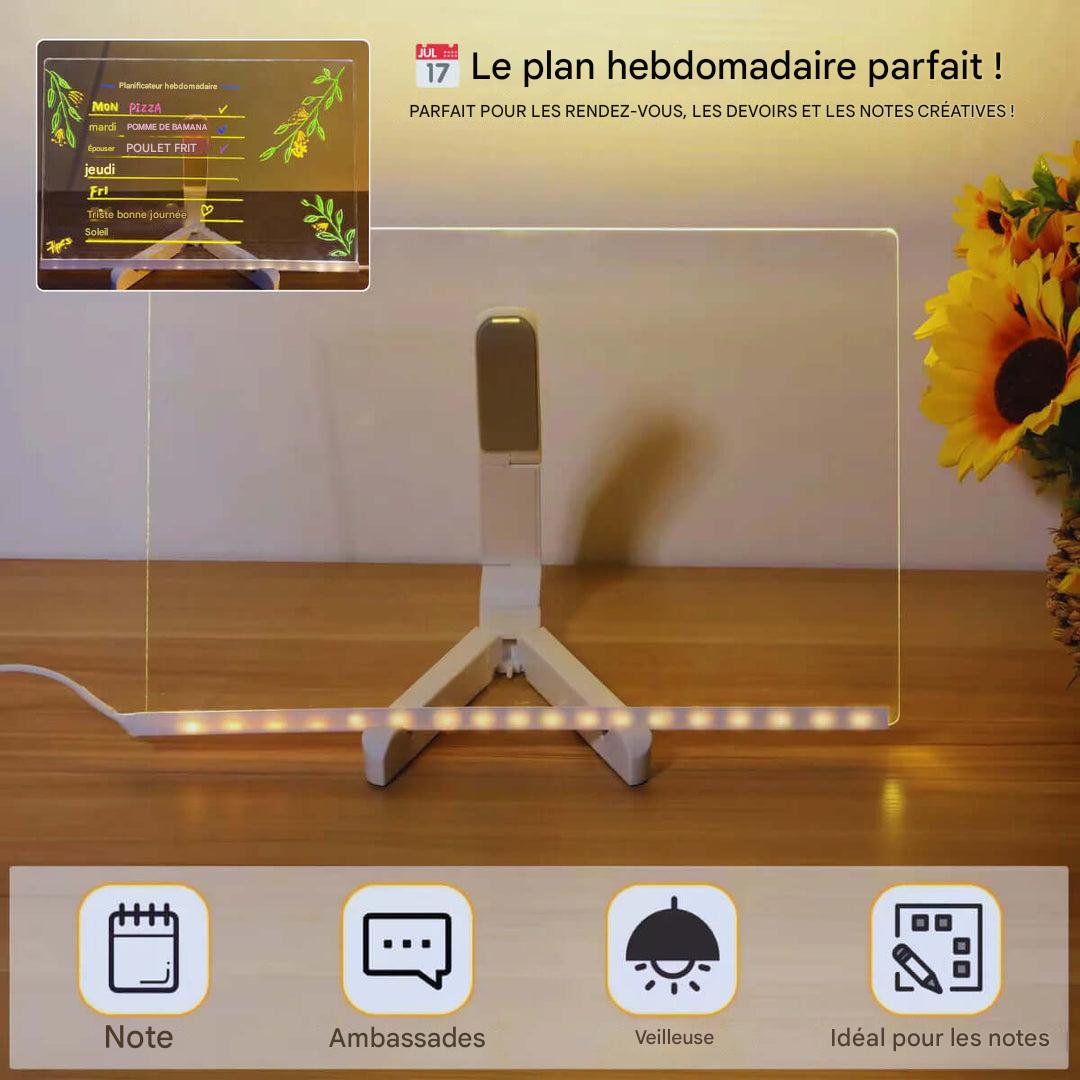 Colorful LED Drawing Tablet with Stylus Pen