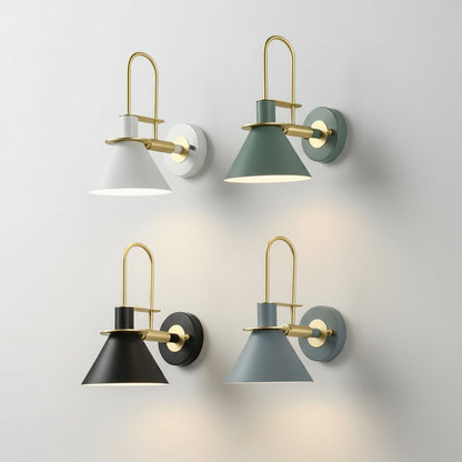 Contemporary Brass LED Wall Lamp