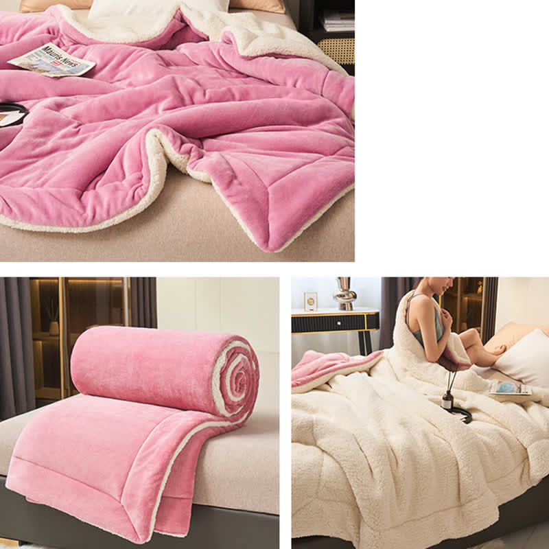 Plush Reversible Square Area Rug – Dense & Cozy