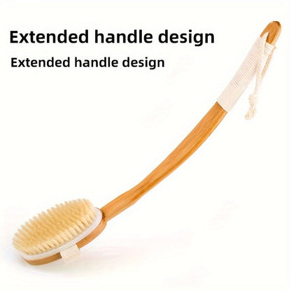 Soft Exfoliating Back Brush with Long Handle