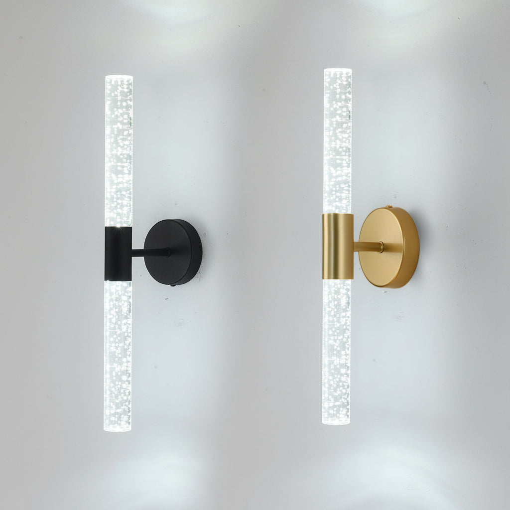 Contemporary LED Glass Wall Light Fixtures 50cm