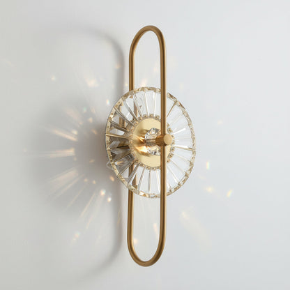 Luxury Crystal Gold Wall Light Fixture