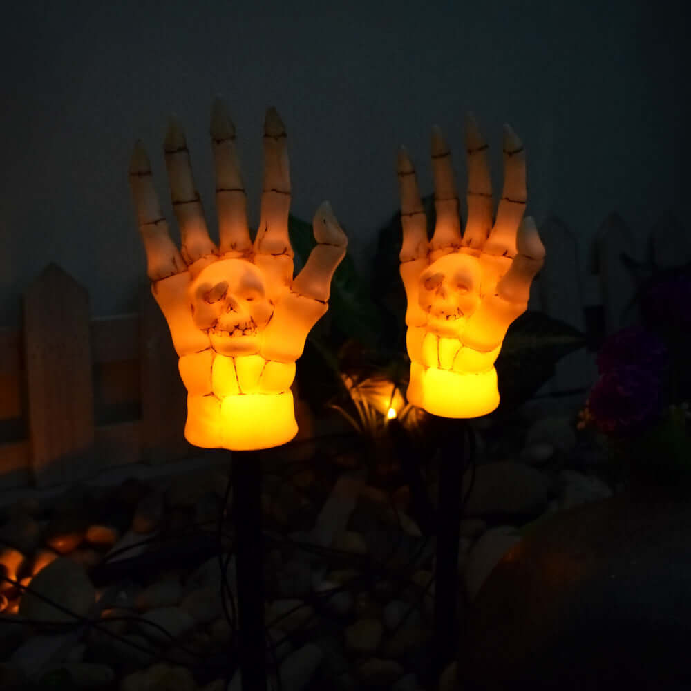 Spooky Outdoor Ghost Solar Lamp