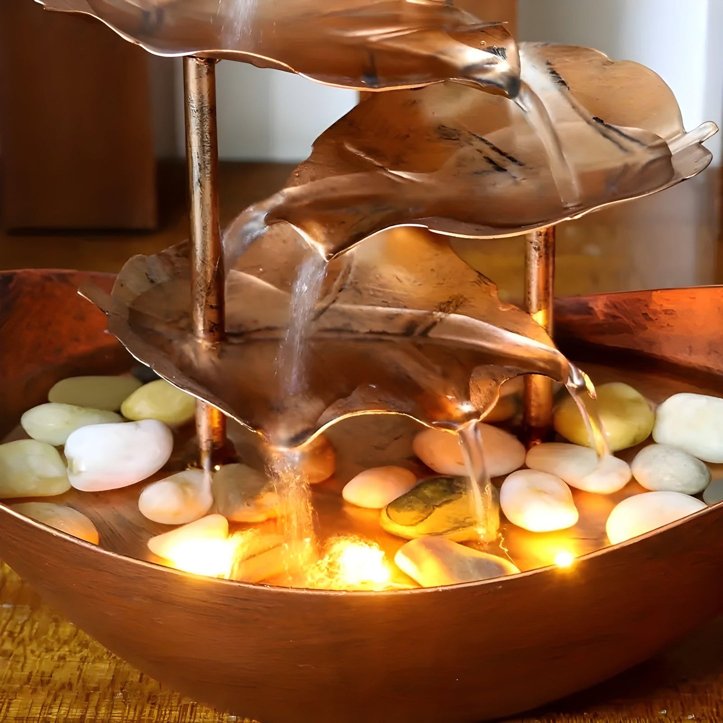 Indoor Water Fountain with LED Light