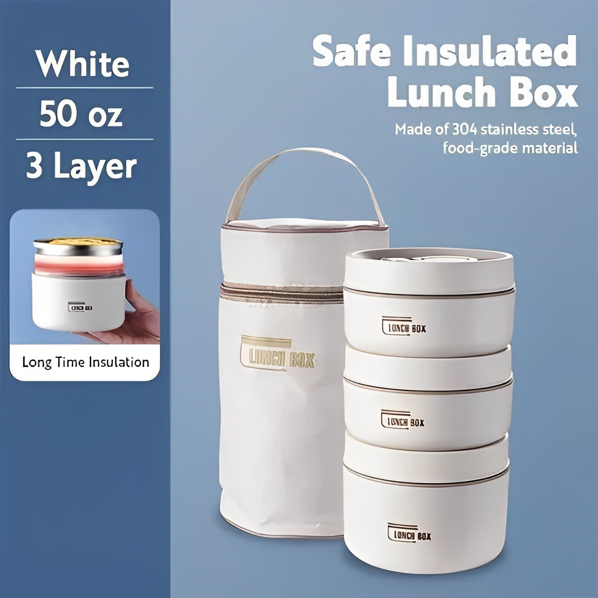 Heat Retaining Food Container Box