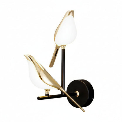 Modern Metal Bird LED Wall Light Adjustable Arm