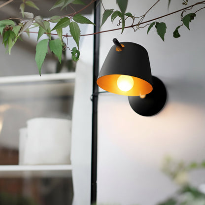 Rustic Iron Wall Light – Modern Matte Sconce E27
