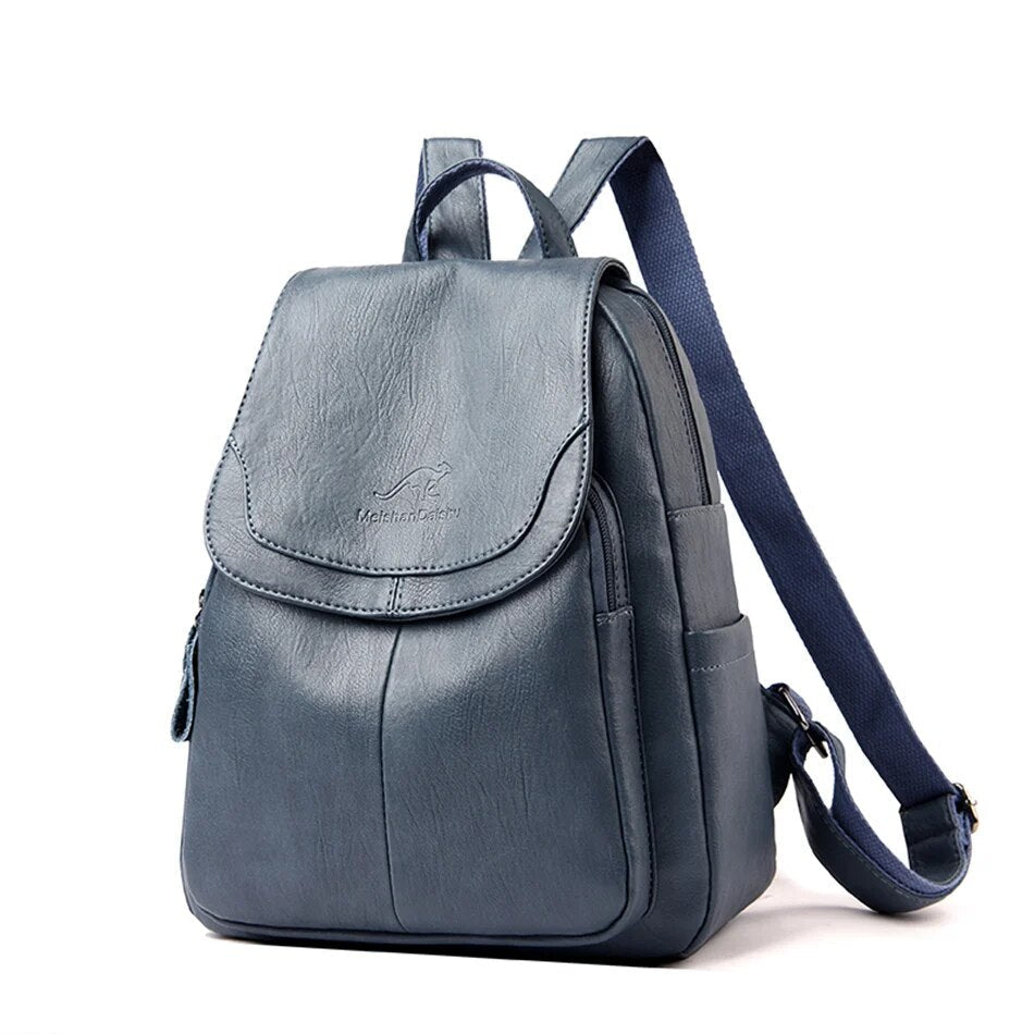 Fashionable Ladies Genuine Leather Backpack