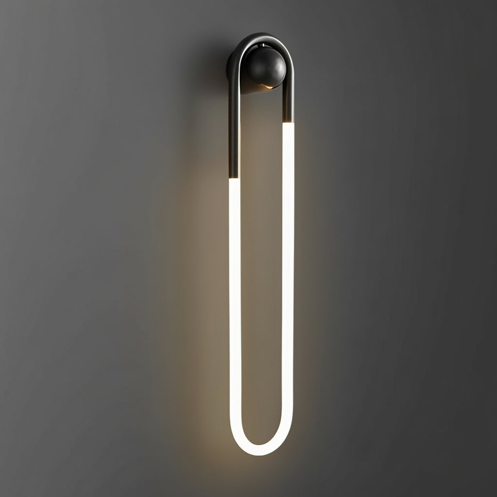 Simple Brass LED Wall Light - Dimmable Bedside Lamp
