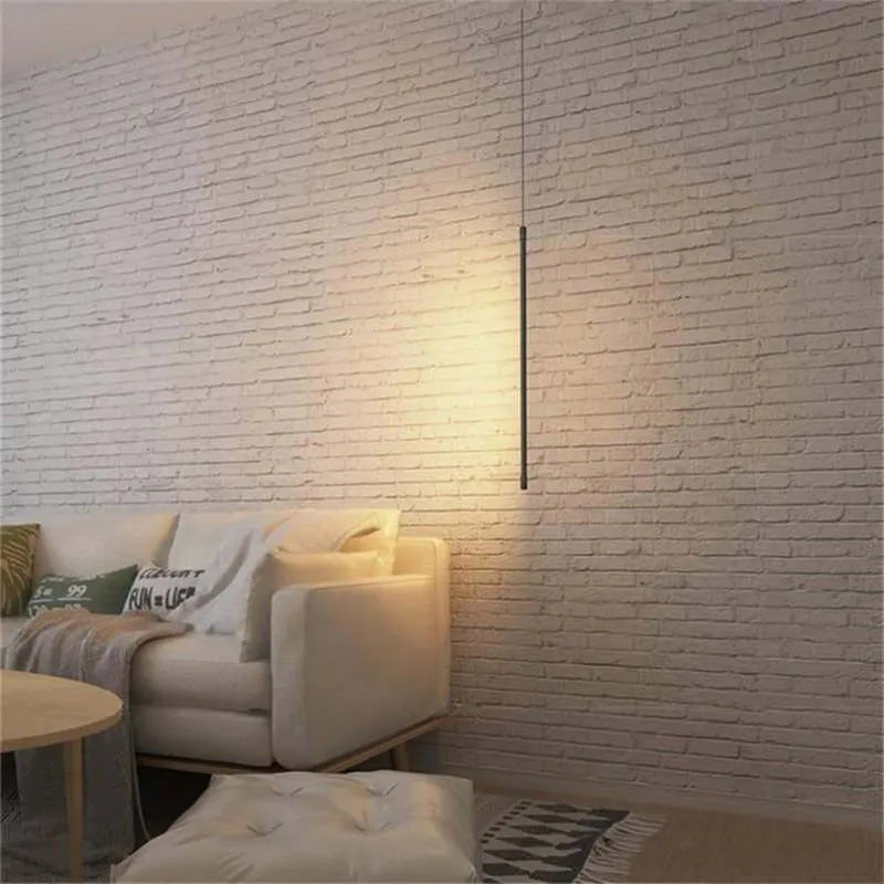 Stylish Dark Metal Hanging Bedside Light
