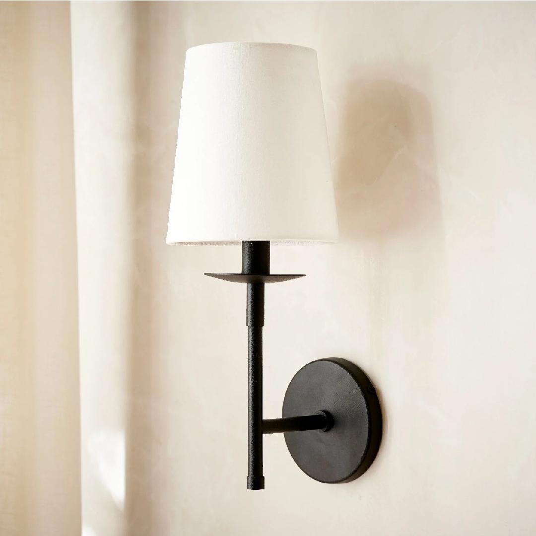 Rustic Metal Shade Wall Lamp - Cofik